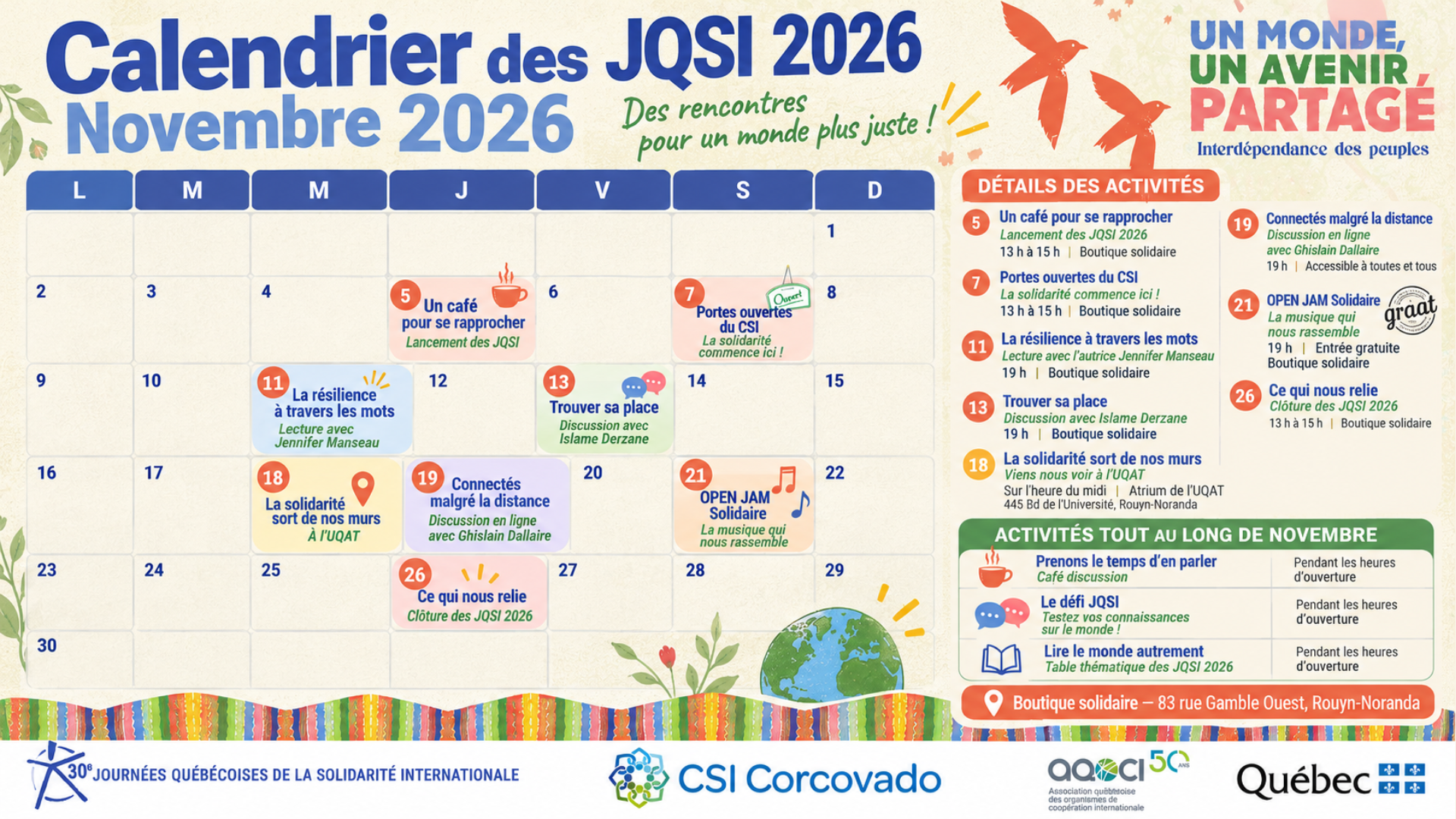 Les JQSI 2026